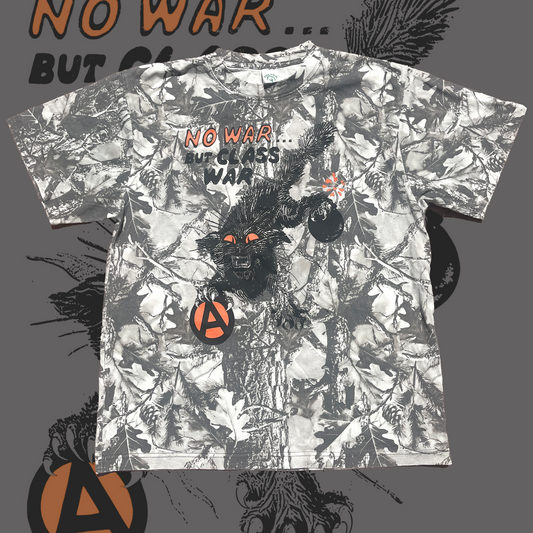 Anarcho-cat camo shirt